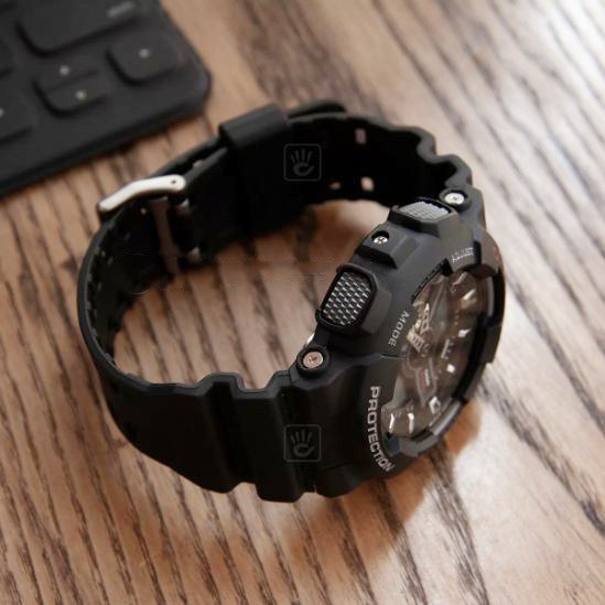 Đồng hồ Nam G-Shock Casio dây nhựa kim-điện tử GA-110-1ADR Chính hãng Casio Anh Khuê