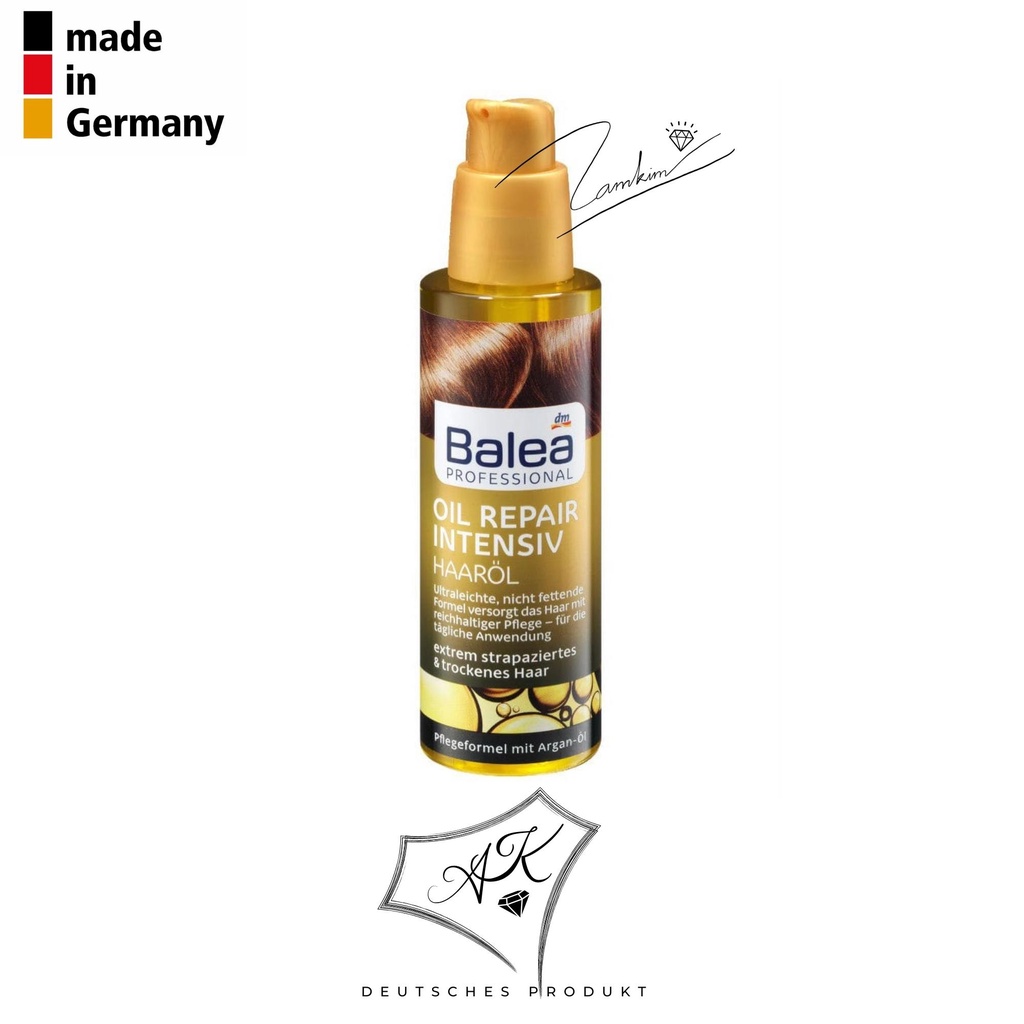 [ Hàng Đức ] Tinh dầu dưỡng tóc Balea - 100ml