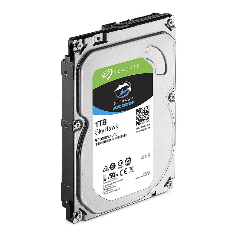 Ổ cứng HDD Seagate 1TB 2TB 3TB 4TB Camera Skyhawk ST1000VX005 - 5900 rpm - TCN Chính hiệu - 64MB cache - Hàng Chính Hãng