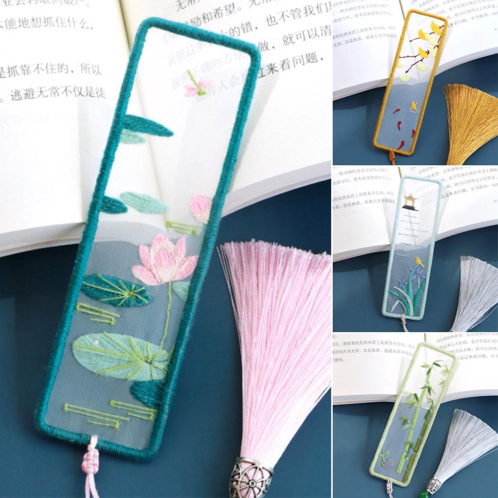 MAG Bộ Kẹp Sách Thêu Tranh Nghệ Thuật DIY Cho Người Mới Bắt Đầu