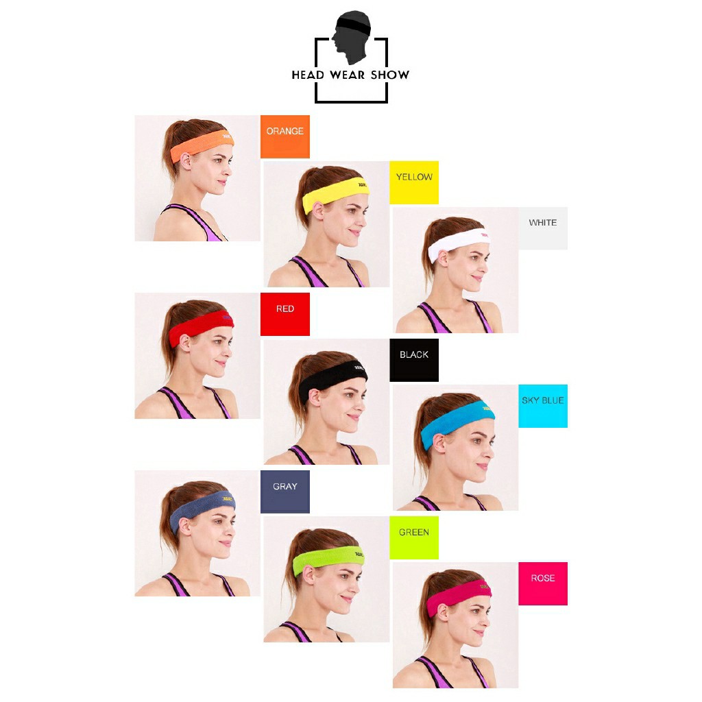 Băng Đô Băng Trán Thể Thao Nam Nữ Thấm Mồ Hôi Cotton Thoáng Khí Sport Sweatband AOLIKES A-2108