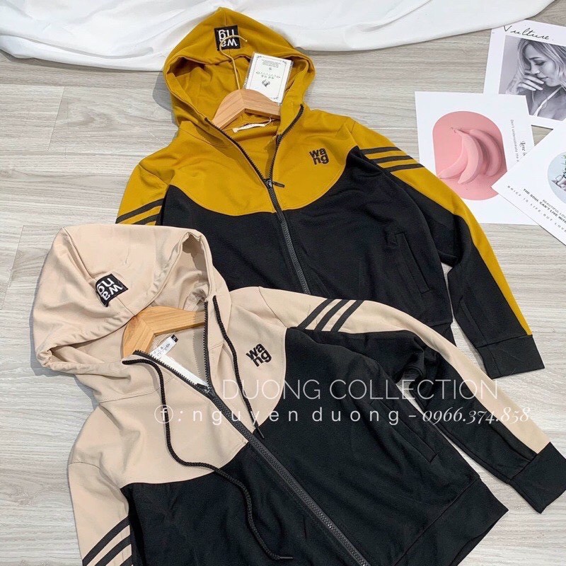 Bộ thể thao thu đông có mũ Umi