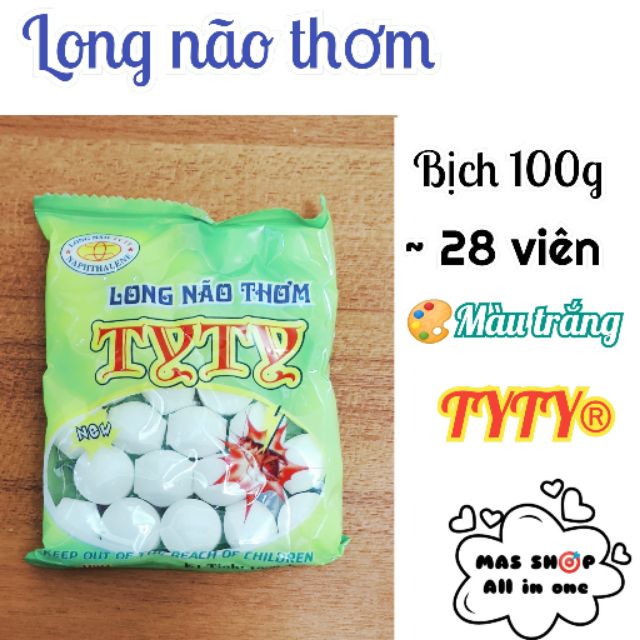 Long não, băng phiến TYTY® bịch 100g ~ 28 viên