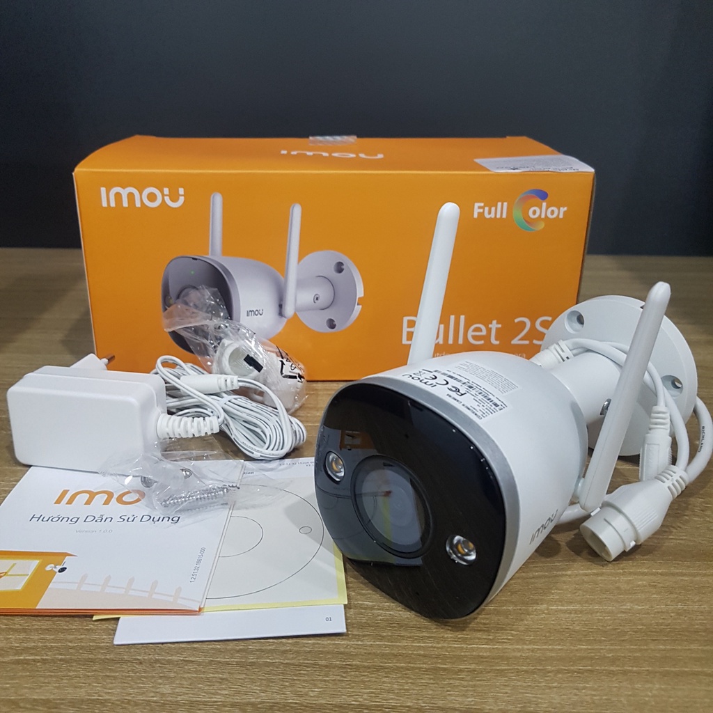 Camera IP Wifi IMOU IPC-F26FP Bullet 2S 2.0 Megapixel - Hàng chính hãng