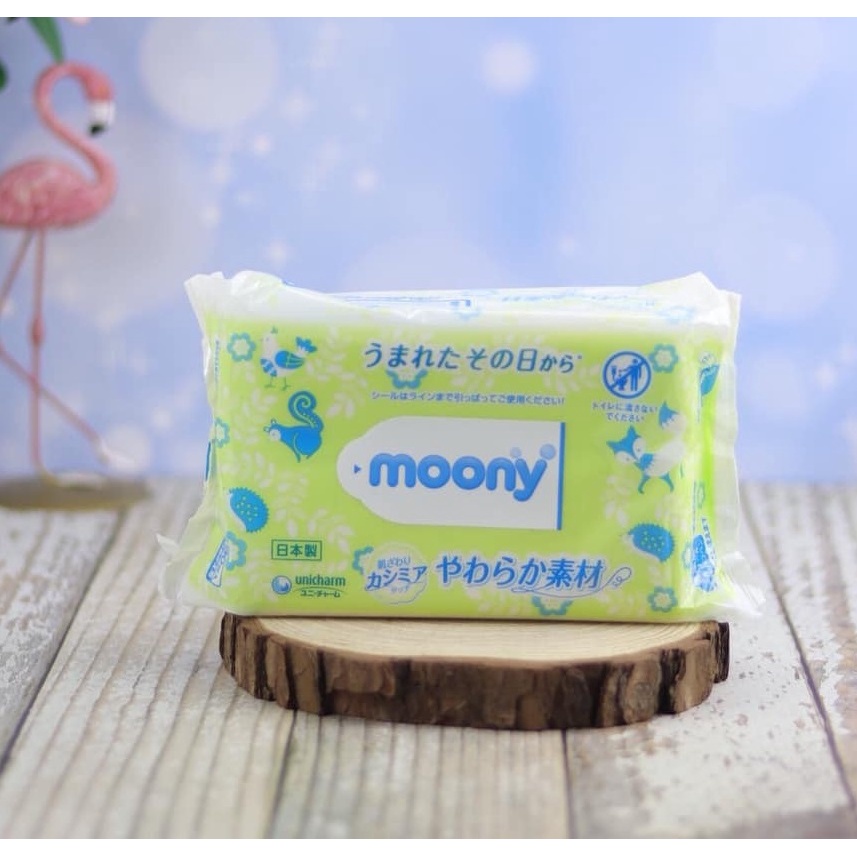 Mới sản xuất - Giấy ướt Moony 80 tờ nội địa Nhật