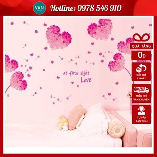 [Mẫu Mới] Tranh Decal trang trí phòng cưới, tân hôn - DC12