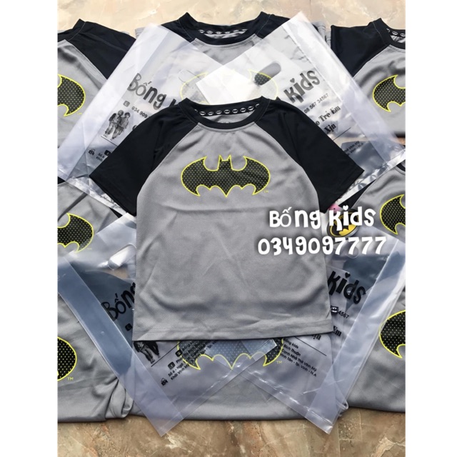 Áo Bé Trai Logo Bat Man Thể Thao