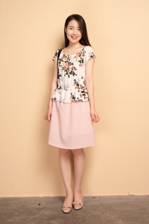 Váy liền phối 2 màu