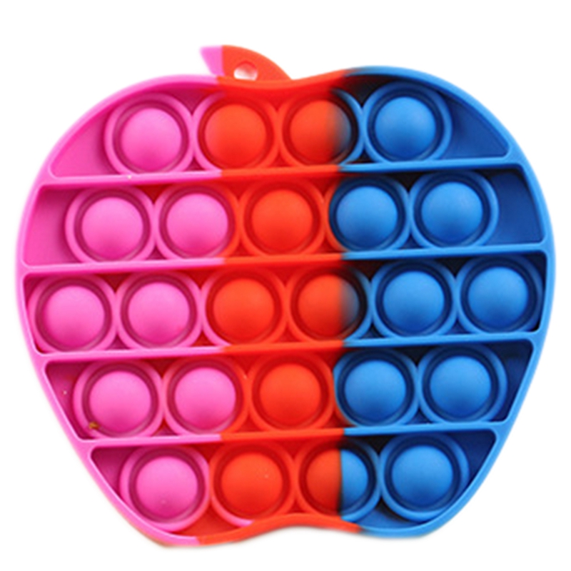 Mayanga Push Bubble Pop It Sensory Fidget Toy Đồ chơi Tự kỷ Giảm căng thẳng Tiktok Kid Gift Round Kids Đồ chơi silicone