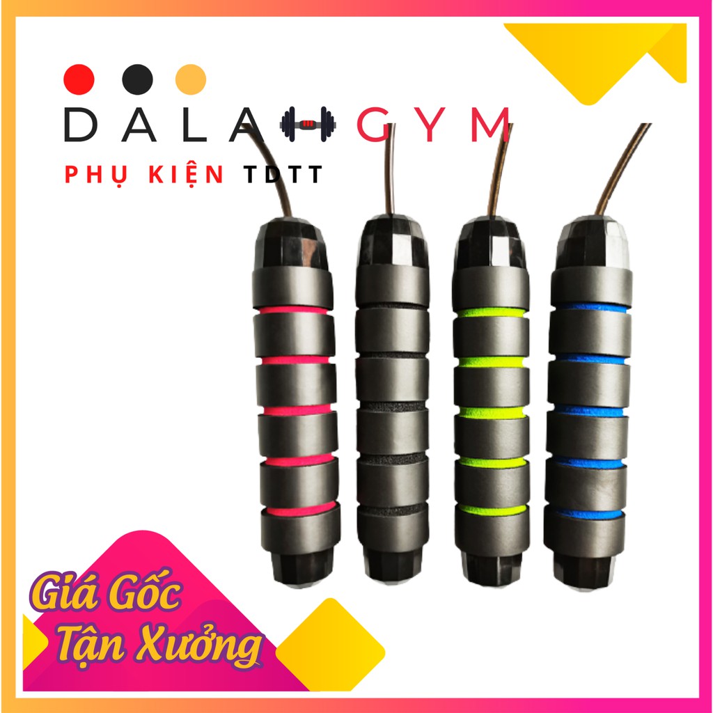 Dây Nhảy Tập Thể Dục Thể Thao, Dây Nhảy MUAY, BOXING Lõi Thép Cao Cấp 2,7m Siêu Rẻ Siêu Bền Có Thể Cắt Bớt Dây TT04