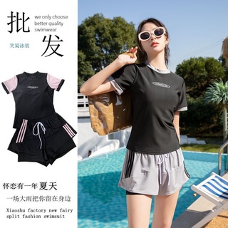 Bộ Đồ Bơi 2 Mảnh Kiểu Dáng Thể Thao Trẻ Trung Năng Động Cho Nữ
