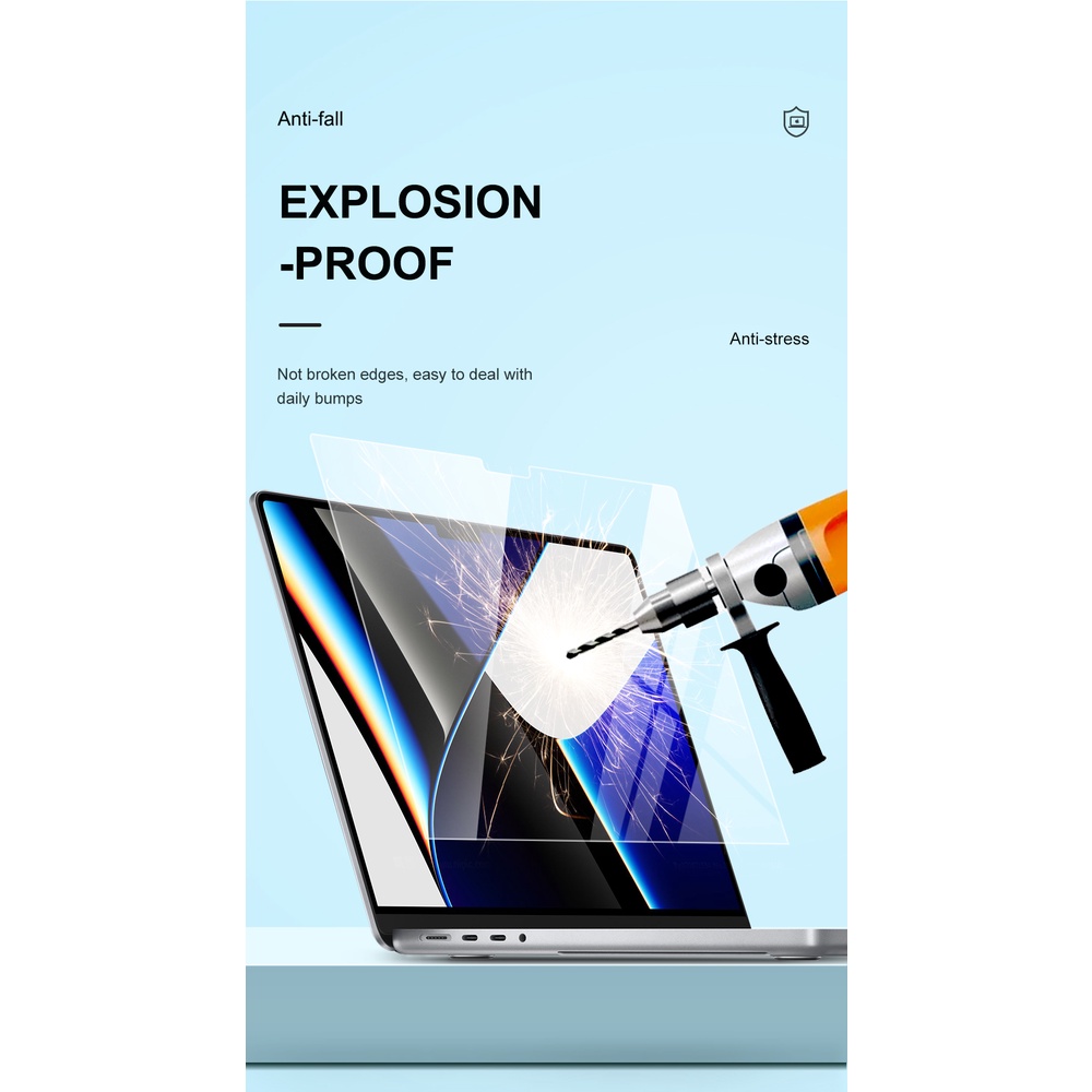 Miếng Dán Kính Mềm Cho Apple MacBook Air 13.6 inch M2 A2681 Pro 14 16 2021 2020 A2337 A2179 M1 Pro Max A2338 13.3 13 A1452 A1502