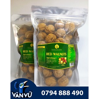 Hạt Óc Chó Đỏ Mỹ Tốt Cho Phụ Nữ Mang Thai, Trẻ Nhỏ 500g