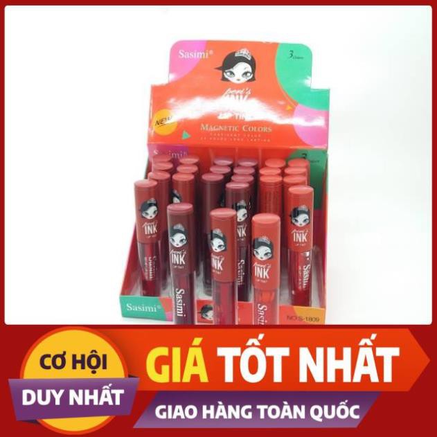 (hàng Mới Về) Son Môi Liptin Sasimi Mực Nam Châm 3 Màu Sắc Tùy Chọn No-1809 ྇