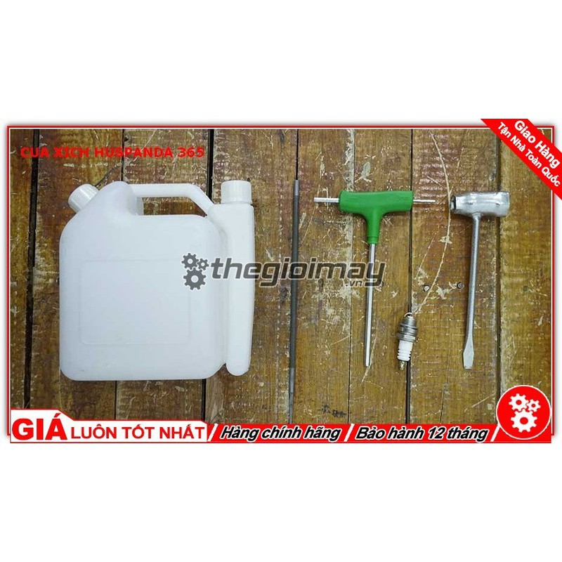 Máy cưa xích chạy xăng huspanda 365