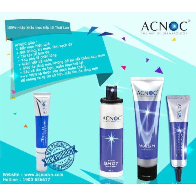 Gel Chấm Mụn ACNOC Thái Lan (hiệu quả 100%)