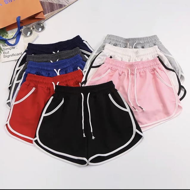 Quần sọt thun nữ hàng thun cotton mềm mịn co giãn tốt