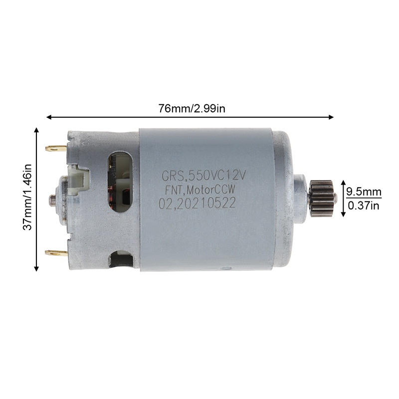 Động Cơ Khoan Điện 14 Răng GRS550VC 21500-29000RPM
