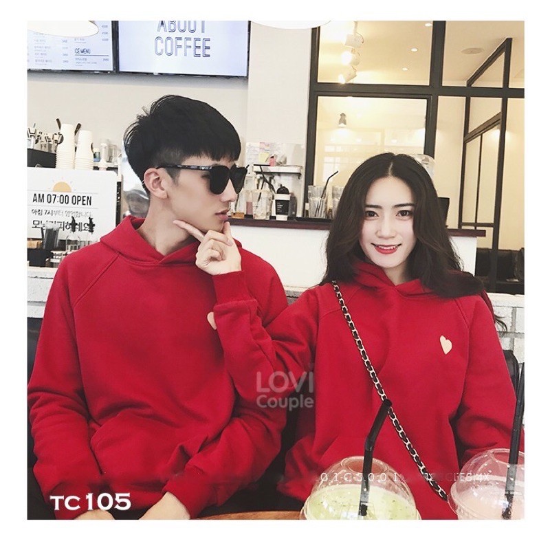 Hoodie nỉ in ♥️ trang trí (có bán lẻ) (có 4 màu)