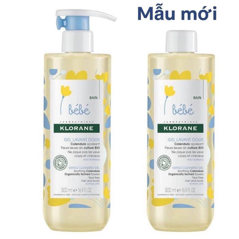 Tắm Gội Klorane Bebe Của Pháp Cho Bé 500ml