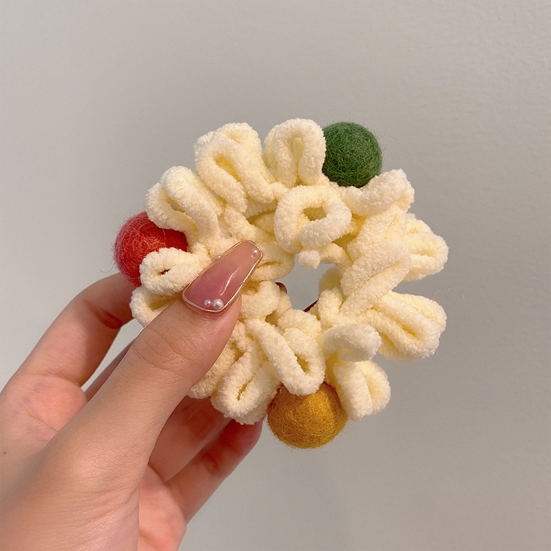 Dây buộc tóc da ngựa kiểu Nhật Bản đáng yêu 2021 cho nữ