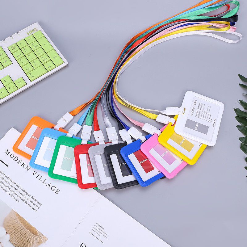 Dây Đeo Thẻ Học Sinh, Dây Đeo Thẻ Nhân Viên Văn Phòng, thẻ 2 mặt, dây đeo tùy chỉnh