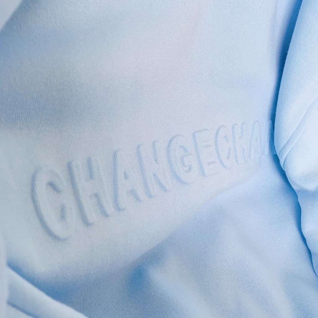 Áo khoác nỉ unisex Homies khoá zip có túi in nổi CHANGE
