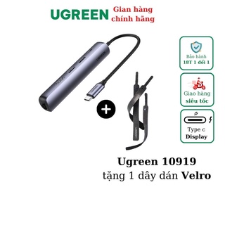 Bộ chuyển đổi usb-c sang 2*usb 3.0+hdmi+rj45 ugreen