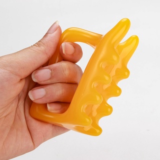 Dụng cụ mát xa lưng bằng nhựa resin hình tròn phong cách Trung Hoa