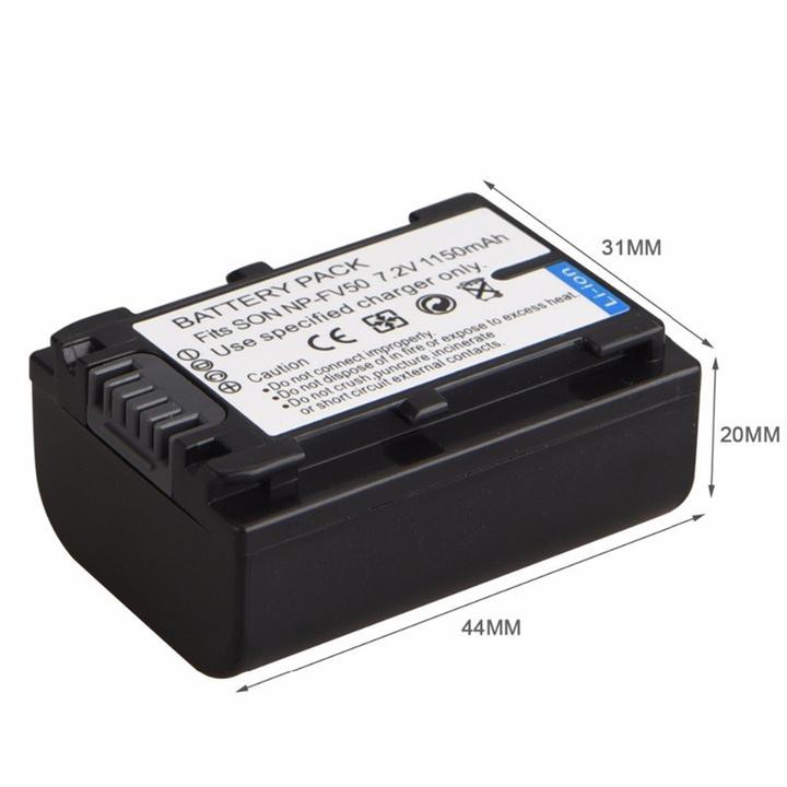 PIN MÁY ẢNH SONY NP-FV50 7.2V 1150MAH CAO CẤP