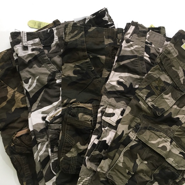 Quần short lính túi hộp