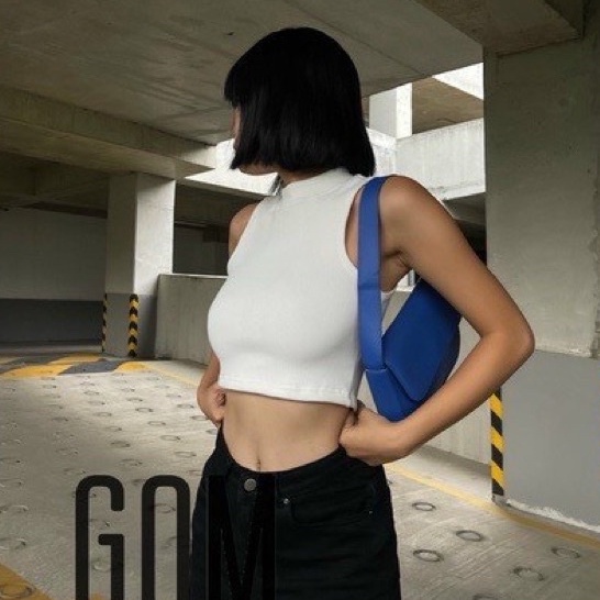 Áo kiểu croptop BA LỖ CỔ TRÒN MÀU AMC4 nữ - Thiên Yết