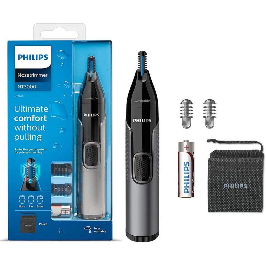 Máy cắt tỉa lông mũi và tai Philips - NT3650 - Hàng chính hãng