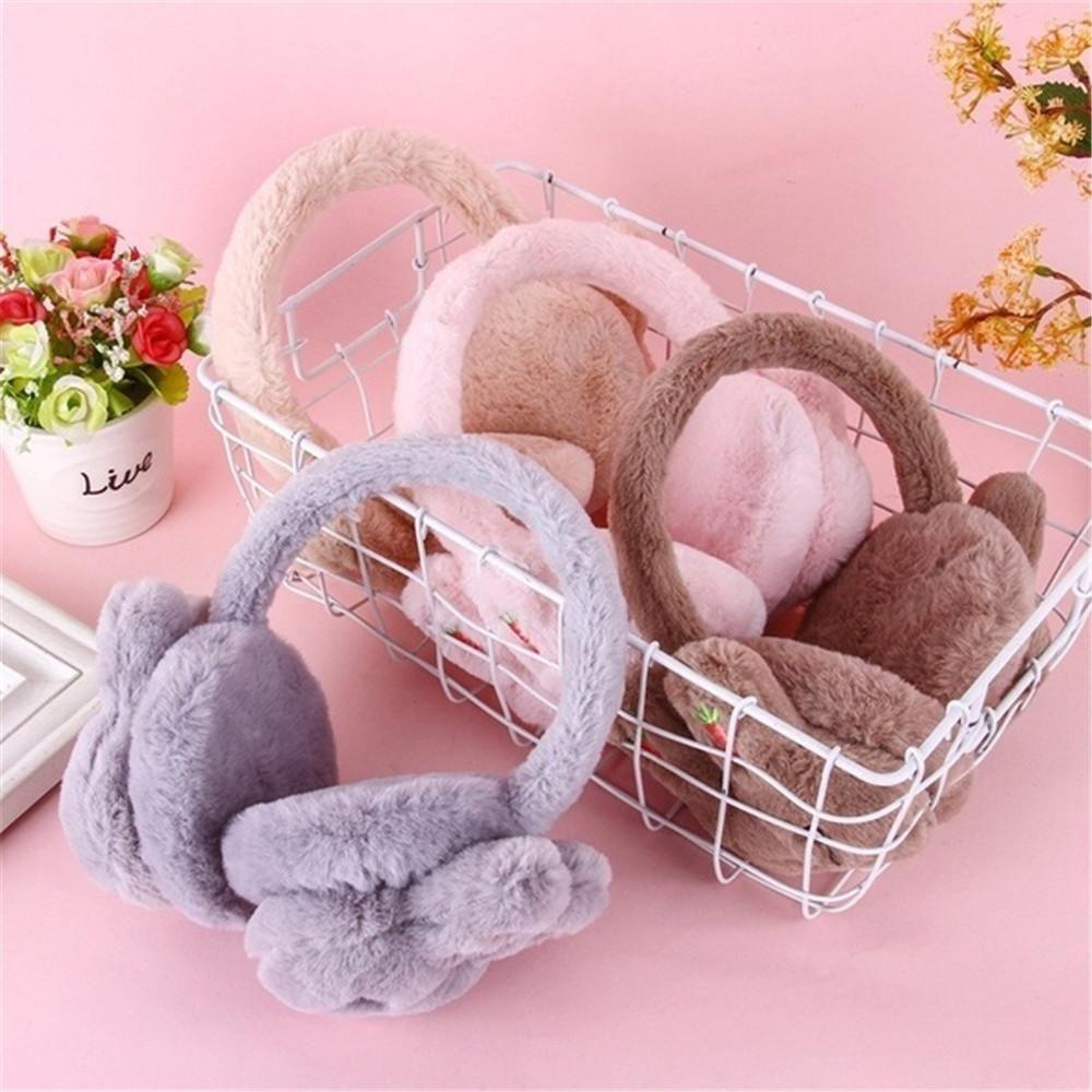 Bịt Tai Giữ Ấm Mềm Mại Dày Dặn Hình Thỏ Hoạt Hình Bảo Vệ Tai Cho Nam Nữ