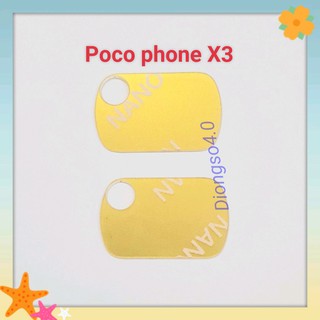 Dán cường lực bảo vệ camera cho xiaomi poco x3 nfc/ poco x3 pro