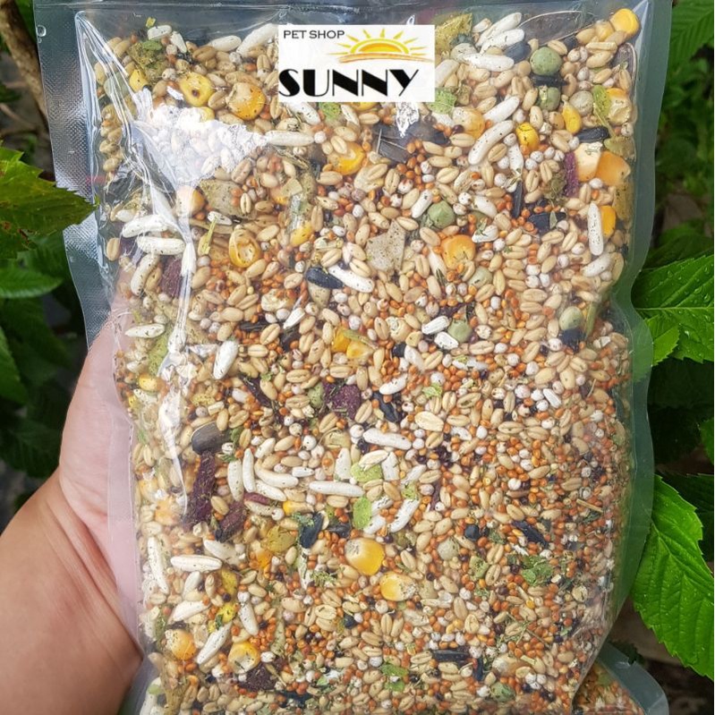 Thức ăn trộn cơ bản cho hamster 500g (đã rang, bảo quản lâu, không bọ mọt)