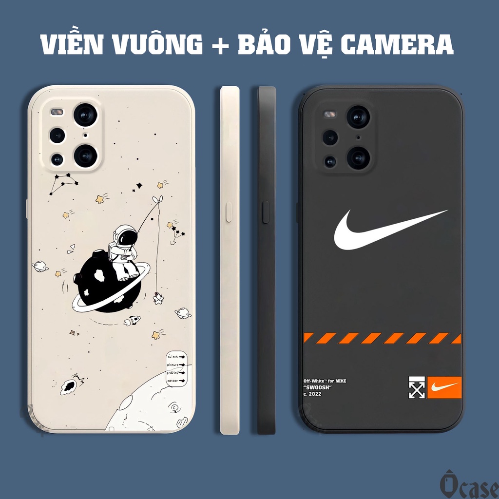Ốp lưng Oppo Find X3 / Find X3 Pro in hình Nasa vũ trụ cạnh viền vuông có bảo vệ camera