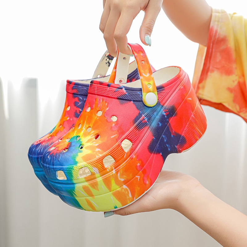 Sandal Cao Gót 10cm / 4 Inches Đế Xuồng Hai size EU36-42 Cho Nữ