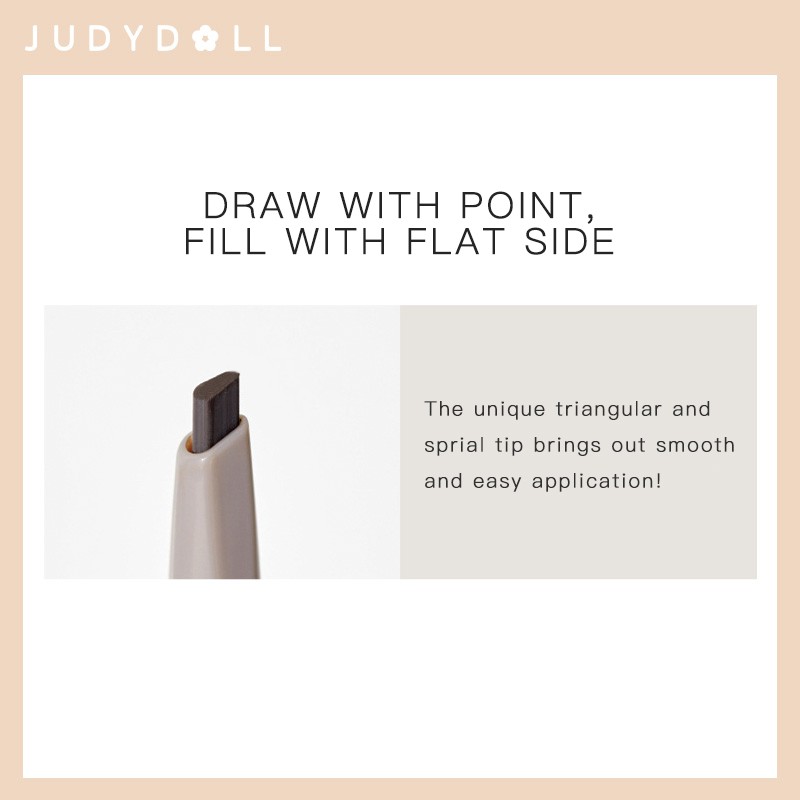 Chì Kẻ Mày JUDYDOLL Define Eyebrow Pencil Siêu Mảnh Phẩy Sợi Sắc Nét Lâu Trôi Chống Nước 80mg | BigBuy360 - bigbuy360.vn