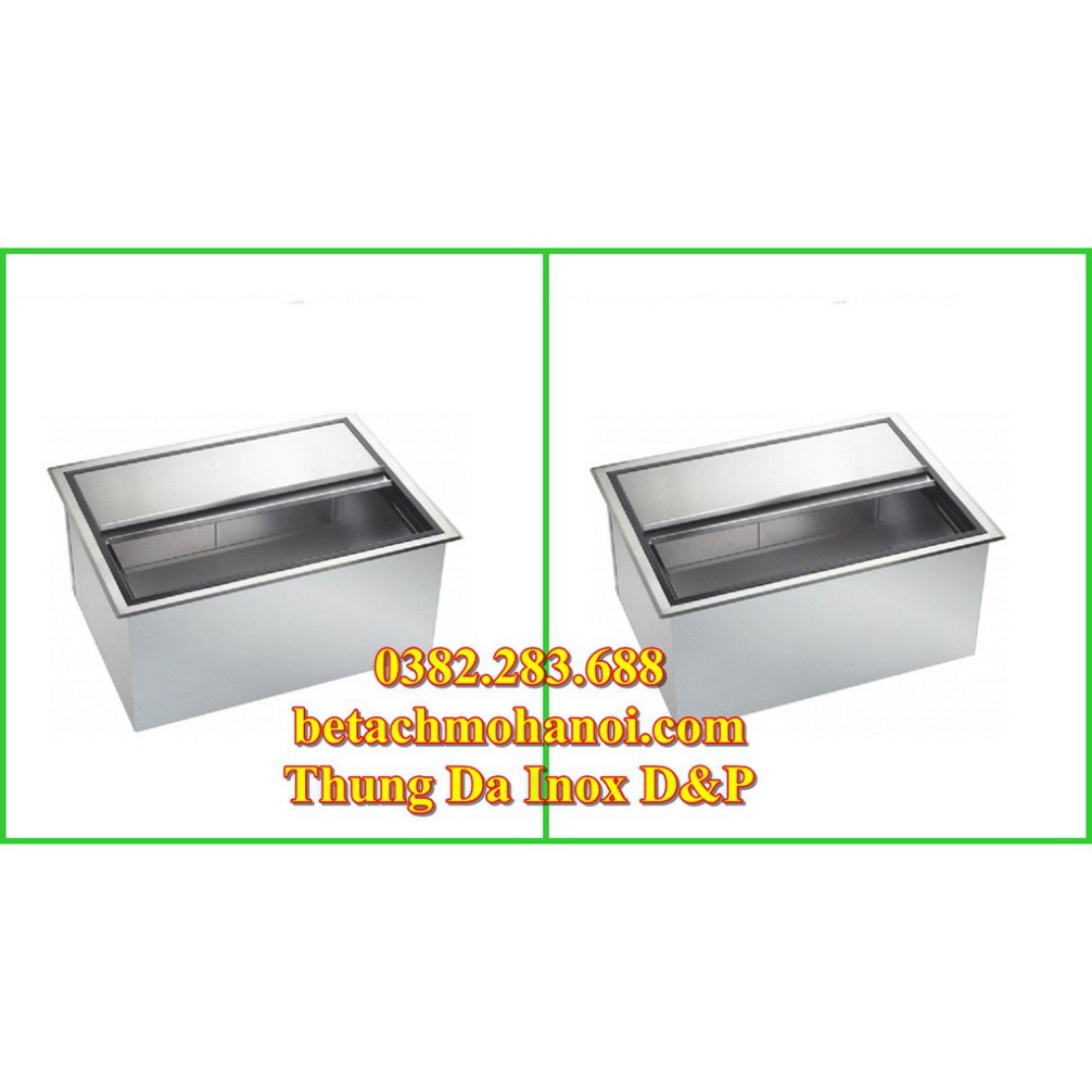 [GIẢM GIÁ] Thùng đá inox âm bàn quầy - Rẻ Nhất