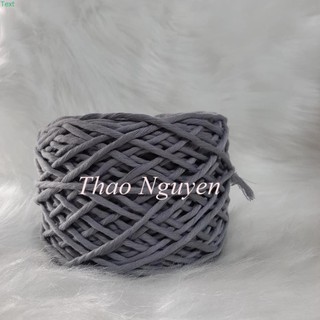 ( ẢNH THẬT )Dây thừng se macrame , dây cotton màu XÁM .( 3mm và 5mm)