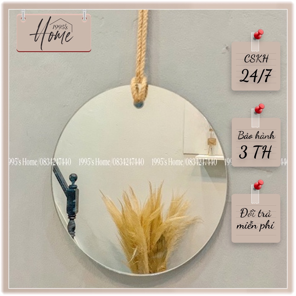 GƯƠNG TREO TƯỜNG DECOR - PHÒNG TẮM - GƯƠNG TRÒN GIÁ RẺ