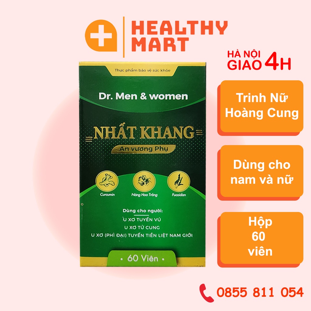 ✔️️️Nhất Khang An Vương Phụ - Trinh nữ hoàng cung - Hỗ trợ giảm u xơ tu cung ở phụ nữ và u xơ tuyến tien liet ở nam giới