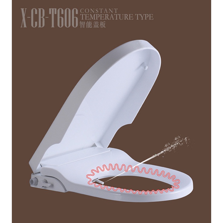 Nắp bồn cầu thông minh, rửa đít tự động, sưởi ấm ghế