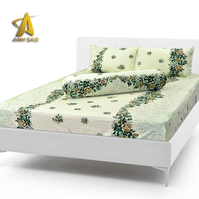 Bộ drap giường cotton Cao cấp Ánh Sao - bộ 3 món - nhiều màu để lựa chọn