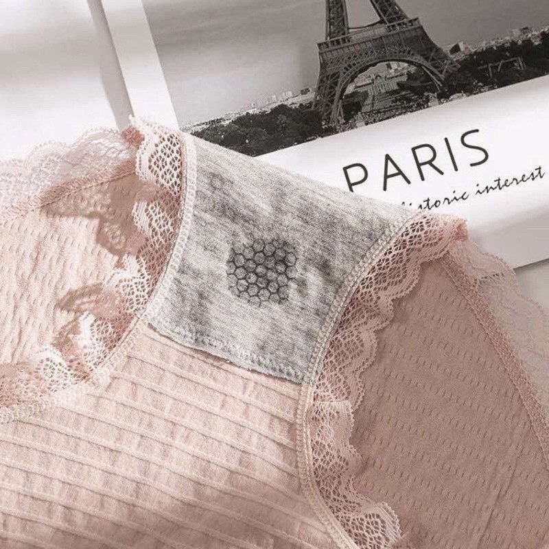Quần lót nữ,quần lót cotton kháng khuẩn viền ren co giãn 4 chiều- Mẫu mới 2021- 𝐐𝐋𝟒𝟏
