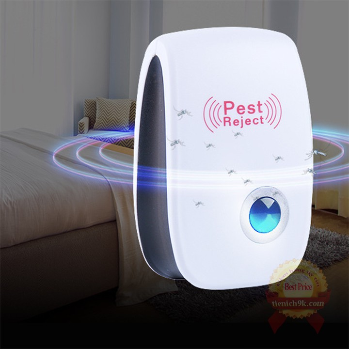 Máy đuổi muỗi côn trùng sóng âm mini không dây siêu an toàn cho bé PEST REJECT