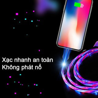 Cáp sạc dữ liệu 7 màu Micro USB thoại