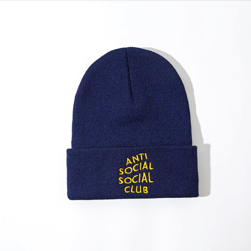Mũ Len, Nón Len ANTI SOCIAL CLUB ASSC  Chất Dày Phong Cách Hàn Quốc