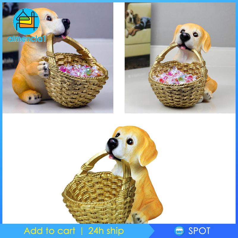 Giỏ Đựng Đồ Dùng Văn Phòng / Đồ Dùng Hình Chú Chó Để Bàn Trang Trí